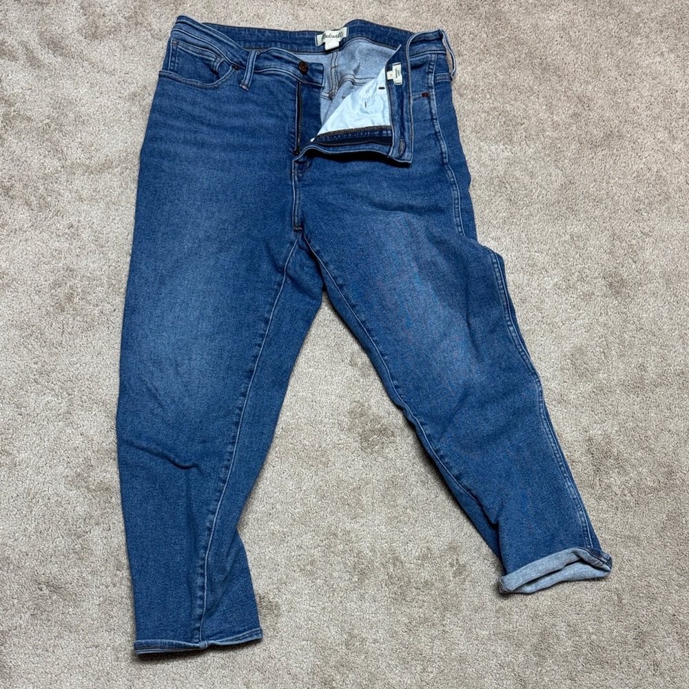 Madewell curvy stovepipe Classic Blue Women's Jeans